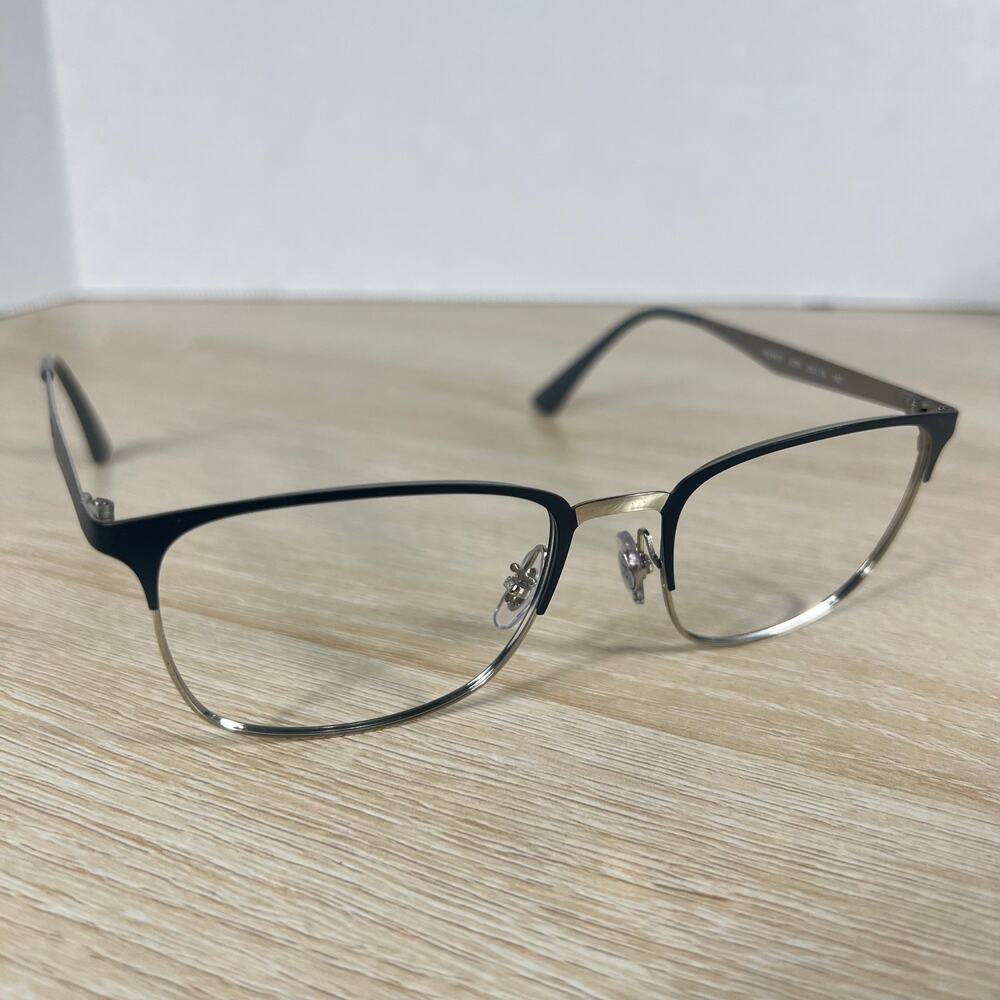 Ray-Ban RB6421 3004 Eyeglasses Gray Blue Metal Frames 54-18-145 Excellent Cond!